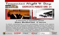 Verbania
CONCERTO DI PIANOFORTE A QUATTRO MANI BELLORINI-CUCCO Verbania
CONCERTO DI PIANOFORTE A QUATTRO MANI BELLORINI-CUCCO