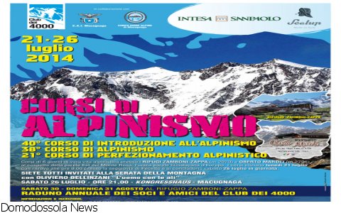 Macugnaga
Corsi di Alpinismo 2014 