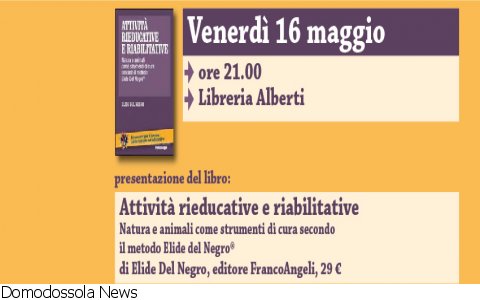 Verbania
PRESENTAZIONE DEL LIBRO DI ELIDE DEL NEGRO
