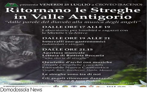 Baceno
“Ritornano le streghe in Valle Antigorio”