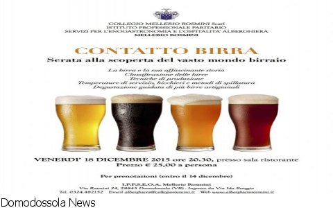 Domodossola
Un corso di introduzione alla birra