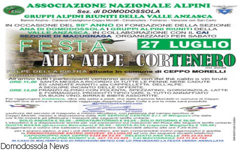 Macugnaga
Festa A.N.A. all'Alpe Cortenero 