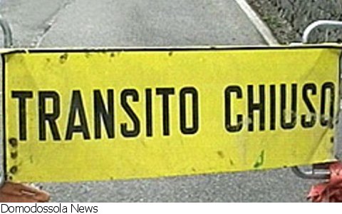 Crodo
Crodo: Sospensione del  transito 